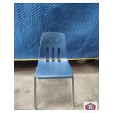 Vircoï¿½student chairs, 16" high to seat. Blue