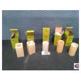 Konaki, LED Flameless Candle set of 5 sold as a