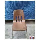 Vircoï¿½chairs, 12" high to seat. brown,Sold as ya