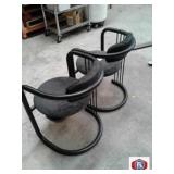 Designer Custom side chair black color 2 chairs