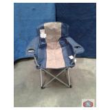 New, Oversize Folding Chair blue color with