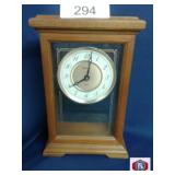 Bulova mantle clock wood encase, no battery