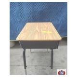 Desk Open-Front With Adjustable Height Legs,
