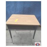 Desk Open-Front With Adjustable Height Legs,