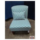Luxury accent chair, wide seat and back plush