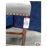 Wooden stool, with Âwhite color,