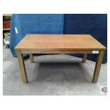 All wood coffee table 36" wide x60" long x30"