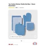 New 102 packs; 7pc Cotton Kitchen Textile Set