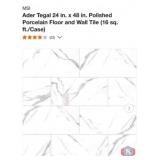 432 sq ft; MSI Ader Tegal 24 in. x 48 in.