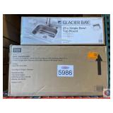 2 pcs; mix Glacier bay sinks