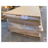 mix plexiglass, blinds, and curtain rods