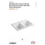 New 1 pcs; KOHLER Brookfield 33 in. Drop-in