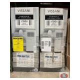 4 pcs; Vissani portable air conditioners