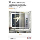 new 1 pcs; Apmir 48 in. W x 40 in. H Rectangular
