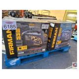 lot of 2 firman gasoline generators 2000watts