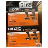 (2) New RIDGID 18V SubCompact Brushless 2-Tool
