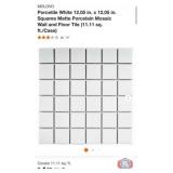 27 cases; MOLOVO Porcetile White 12.05 in. x