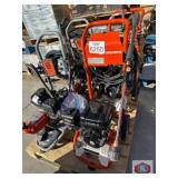 lot of 4 gasoline pressure washers 3200 psi by