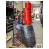 mix hand trucks, barrel, buckets