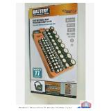 New 24 pcs; Battery Organizer & Tester Holds up
