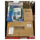 3 pcs; Arctic cool air. vevor and DR. heater