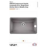 1 pcs; Blanco PRECIS Undermount Granite Composite
