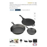 New 20 sets; Ozark Trail 4-Piece Cast Iron