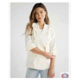 New 50 pcs; Sofia Vergara linen blazer whisper