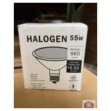 New 136 packs; 55w Par30 Halogen Flood Bulb