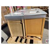 2 pcs; mix 60 in vanity Both vanity tops are