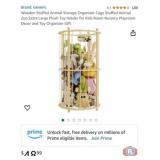 New 30 pcs; Wooden Stuffed Animal Storage