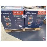 lot of 2 gasoline pressure washers 3200 psi by