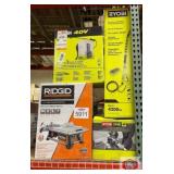 4 pcs; mix RYOBI and RIDGID tools