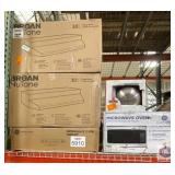 5 pcs; mix range hoods, microwave oven trim, and