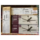 4 pcs; mix ceiling fans