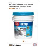 3 pcs; Henry 887 Tropi-Cool White 100% Silicone