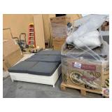 2 pcs; mix patio furniture