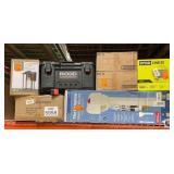 7 pcs; mix lantern, glacier bay sink, RIDGID,