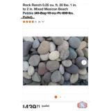 approx 21-22 CU Rock Ranch 0.25 cu. ft. 20 lbs. 1