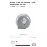 New 3 pcs; FEDERAL SIGNAL Bell: Bell Sound, 120V