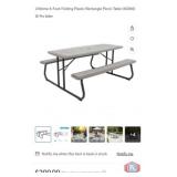 New 2 pcs; Lifetime 6-Foot Folding Plastic