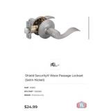 New 80 pcs; Shield Security® Wave Passage Lockset
