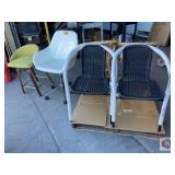 6 pcs; mix chairs