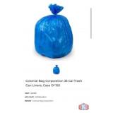 New 3 cases; Colonial Bag Corporation 33 Gal