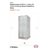 1 pcs; MAAX Mediterranean III 32 in. L x 32 in. W