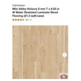 552 sq ft; TrafficMaster Milo Valley Hickory 8 mm