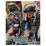 lot of 4 gasoline pressure washers 3200 psi by