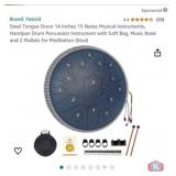 lot of 9 pcs NEW  Yasisid   Steel Tongue Drum 14