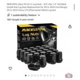 New 28 packs; MIKKUPPA 24pcs M12x1.5 Lug Nuts -