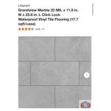 265 sq ft. Lifeproof Grandview Marble 22 MIL x